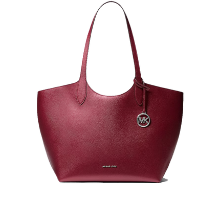 Michael Kors Women's Maya Large Tote Bag Maroon