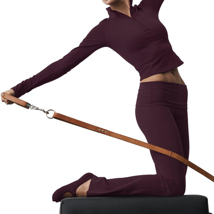 alo Women's ALO Softsculpt Precision 1/4 Zip Long Sleeve Rich Bordeaux