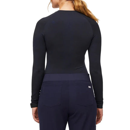 FIGS Women's Salta Seamless Longsleeve Underscrub Navy