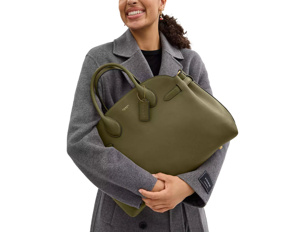 Coach Women's Soft Empire Carryall Bag 40 Brass/Olive