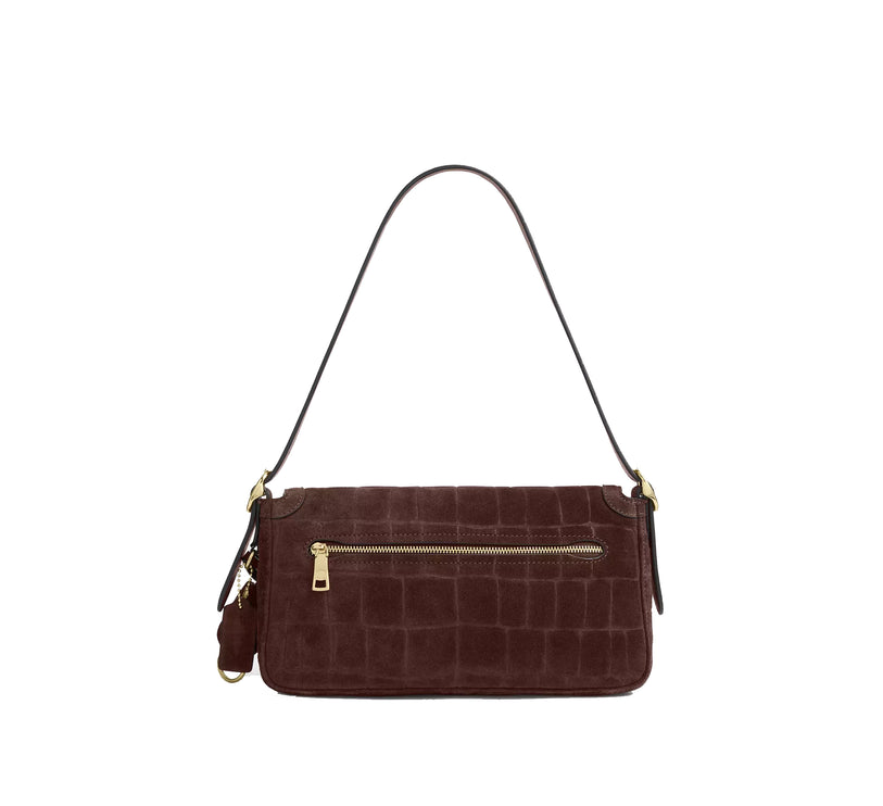Coach Women's Etta Small Flap Shoulder Bag Gold/Maple