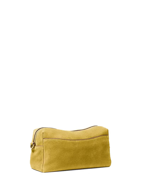 Michael Kors Women's Bryant Small Suede Convertible Crossbody Bag Chartreuse/Gold