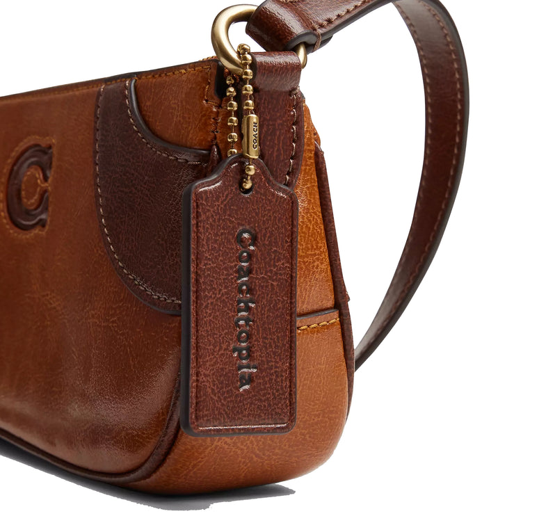 Coach Women's Bowling Small Shoulder Bag Tan/Saddle