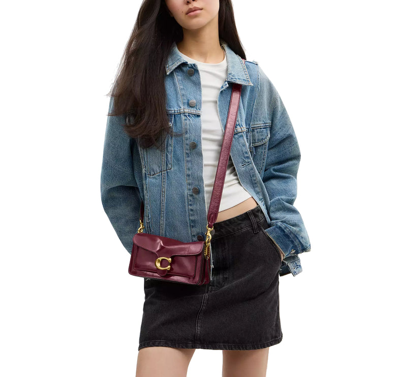 Coach Women's Tabby Shoulder Bag Brass/Dark Cherry
