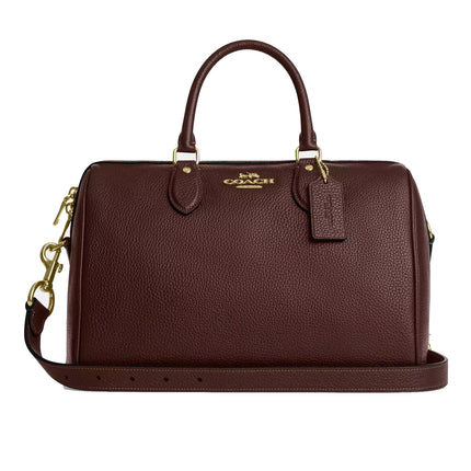 Coach Women's Rowan Large Satchel Bag Gold/Maple