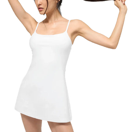 alo Women's Alosoft Encore Tennis Dress White