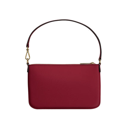 Michael Kors Women's Jet Set Small Pebbled Leather Convertible Wristlet Cherry