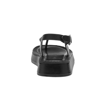 Coach Women's Sculpted C Platform Thong Sandal Black