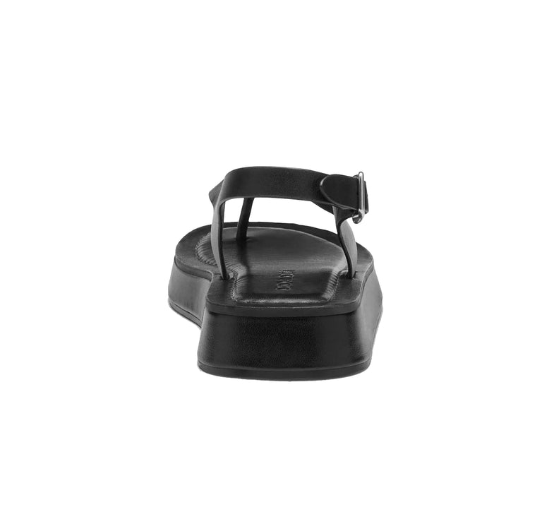 Coach Women's Sculpted C Platform Thong Sandal Black