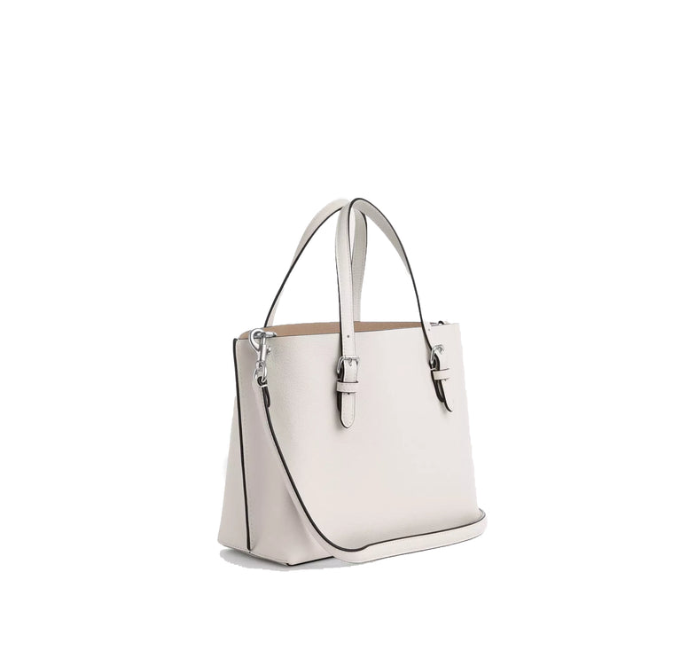 Coach Women's Mollie Tote Bag 25 Silver/Chalk