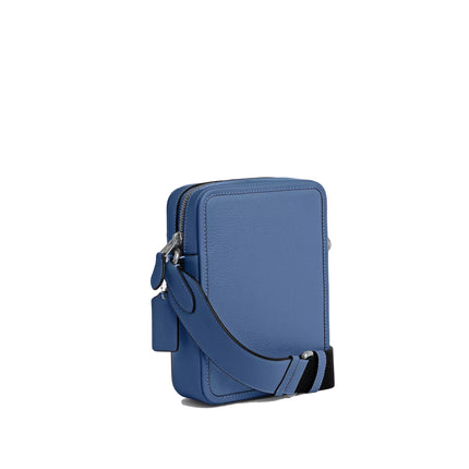 Coach Unisex Sullivan Crossbody Bag Silver/Light Denim