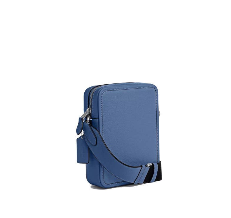Coach Unisex Sullivan Crossbody Bag Silver/Light Denim