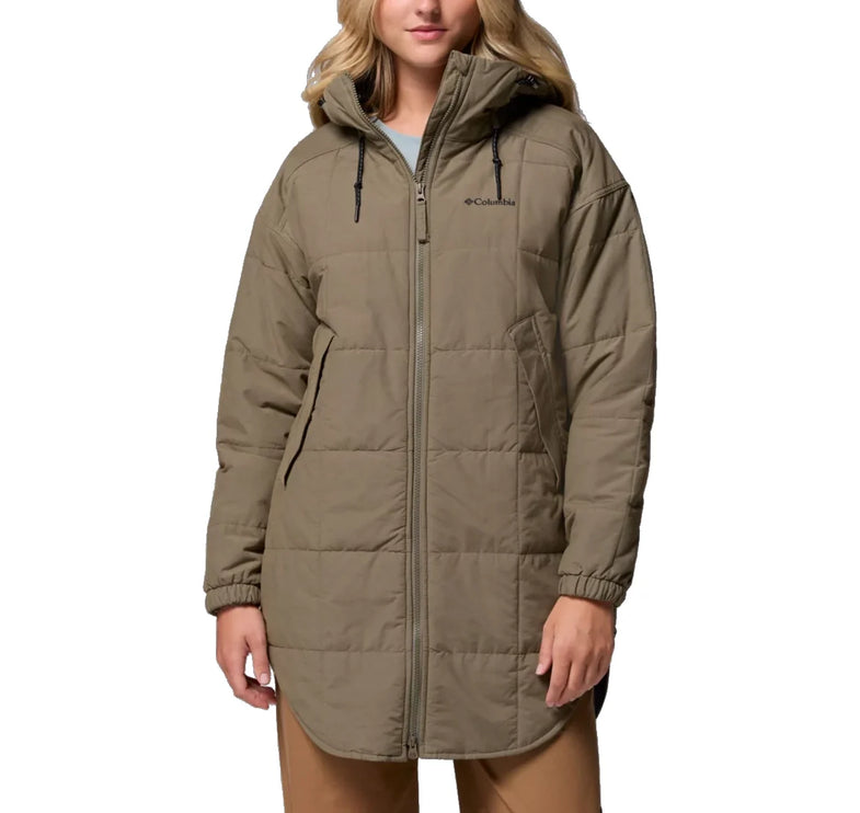 Columbia Women's Chatfield Hill II Novelty Jacket Stone Green/Chalk Omblur Tonal