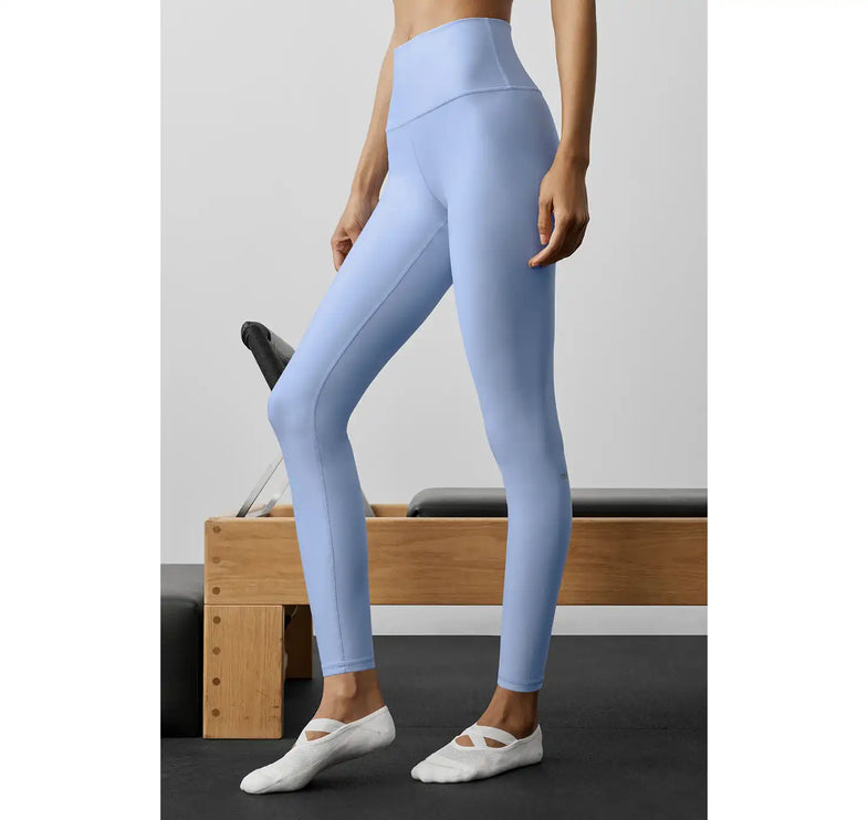 alo Women's 7/8 High-Waist Airlift Legging Light Provence Blue