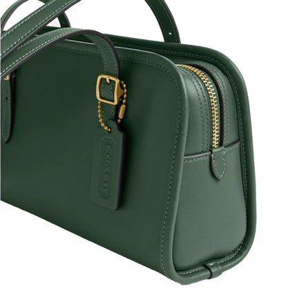 Coach Women's Swing Zip Bag Brass/Hunter Green