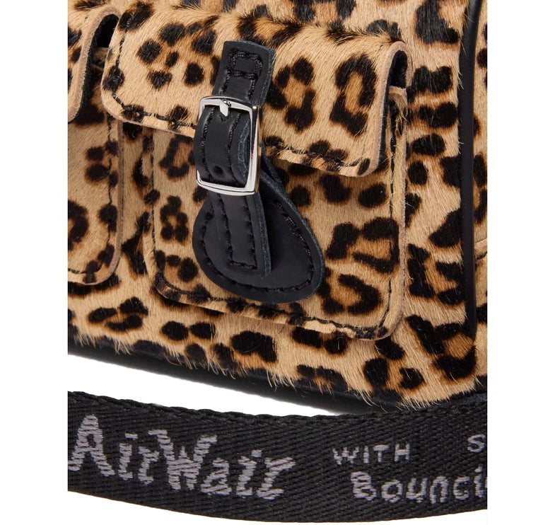 Dr. Martens Mini Top Handle Leopard Print Bag Black/Tan