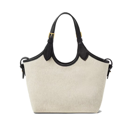 Versace Women's La Medusa Canvas Mini Tote Beige