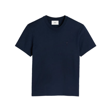 AMI Alexandre Mattiussi Unisex Ami de Coeur Navy Logo T-Shirt Night Blue
