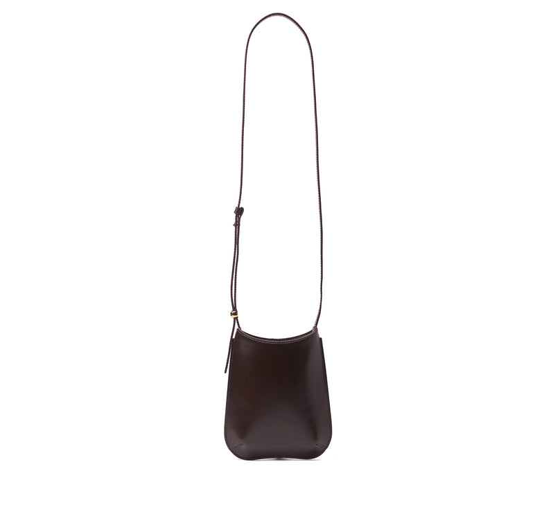 Jacquemus Women's The Bisou Phone Pouch Dark Burgundy