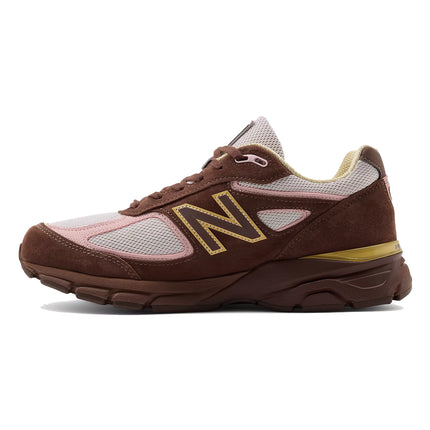 New Balance Made in USA 990v4 Pumpernickel with Pink Chalk and Alabaster U990IC4