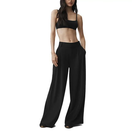 alo Women's High-Waist Dreamscape Trouser (Regular) Black