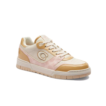 Coach Women's Soho Sneaker With Patent Signature Candy Pink/Light Beige