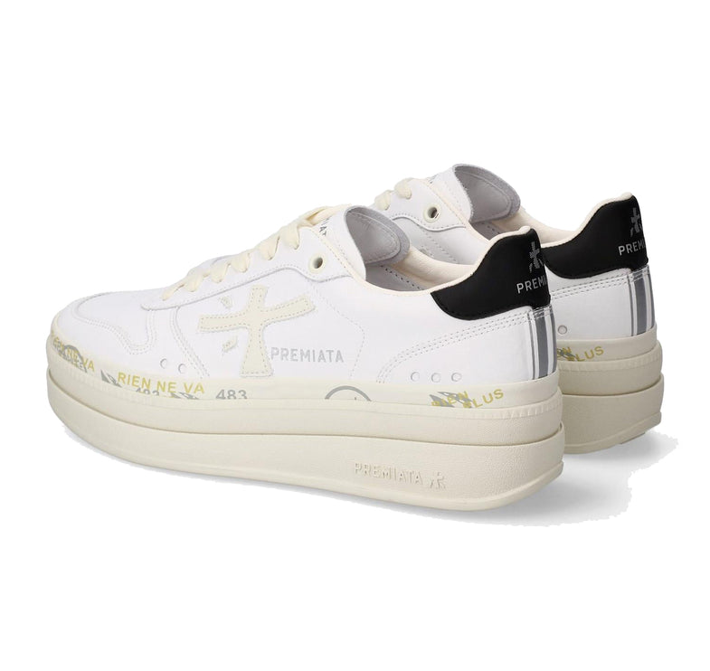 Premiata Women's Micol Sneakers 8197 White/Black