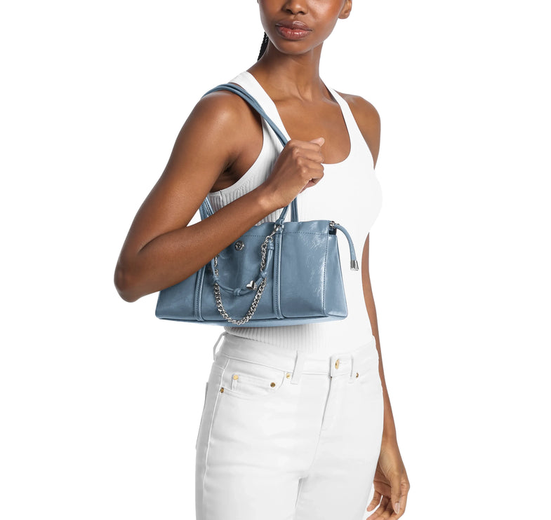 Michael Kors Women's Matilda Small Cinched Shoulder Bag Denim
