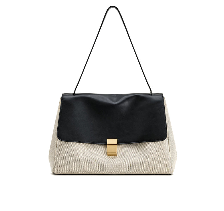 JW PEI Women's Hilary Shoulder Bag Black Canvas