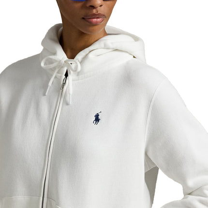 Polo Ralph Lauren Women's Fleece Full-Zip Hoodie White