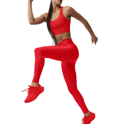 alo Women's Airlift High-Waist Sleek Legging Bright Red