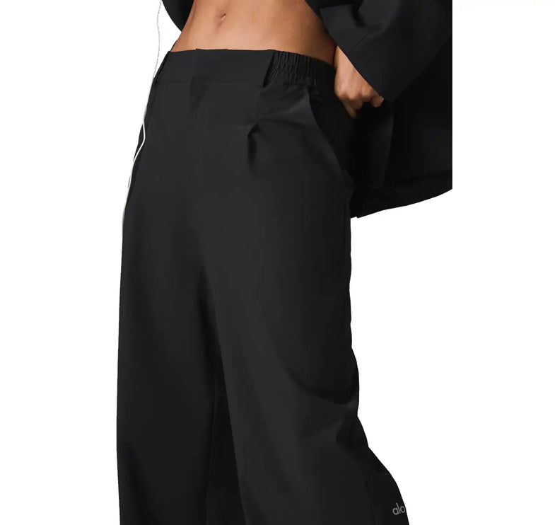 alo Women's High-Waist Pursuit Trouser (Long) Black