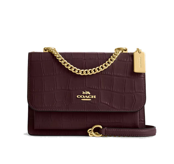 Coach Women's Klare Crossbody Bag Gold/Merlot