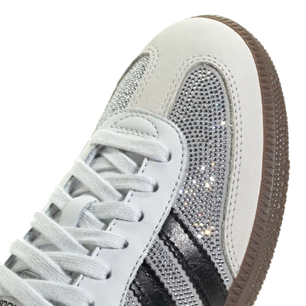 Adidas Samba OG Crystal Shoes Crystal White/Core White/Silver Metallic IH9055