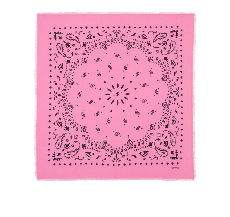 KUJTEN Women's Large Bandana Hachiko Bubble Pink