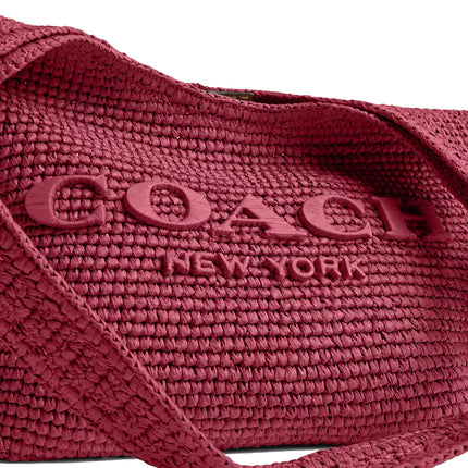 Coach Women's Brooklyn Shoulder Bag 28 Brass/Dark Fuchsia