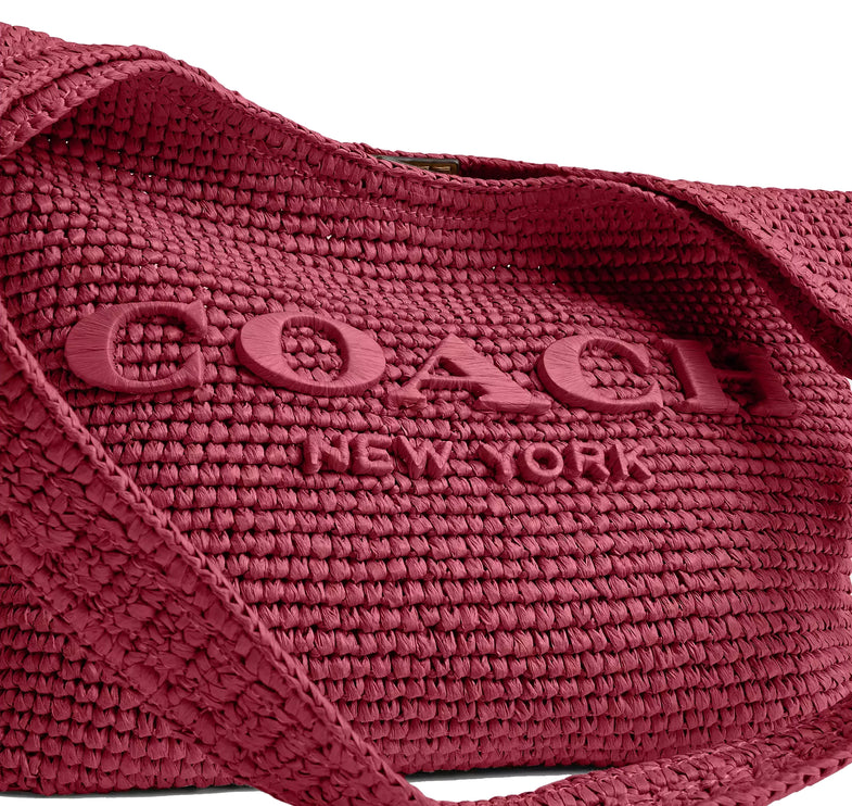 Coach Women's Brooklyn Shoulder Bag 28 Brass/Dark Fuchsia