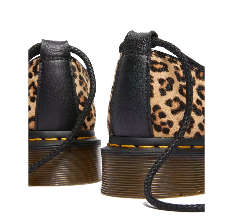 Dr. Martens Women's Elphie II Leopard Ballet Flats Light Tan