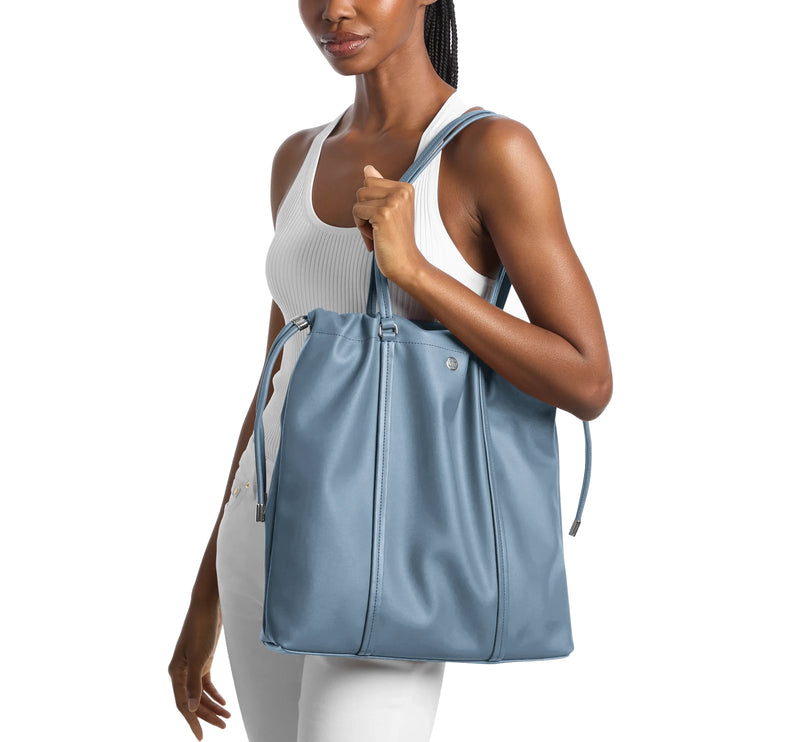 Michael Kors Women's Matilda Large Cinch Tote Bag Denim