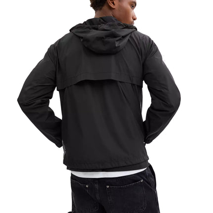 Coach Men's Signature Full Zip Windbreaker In Recycled Polyester Tan Signature