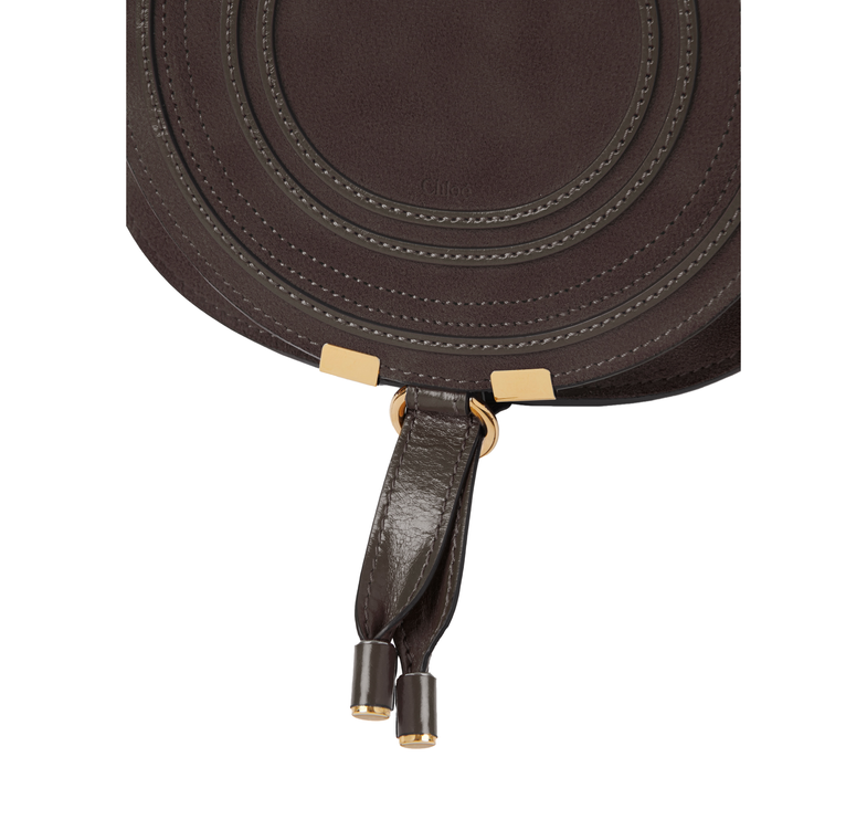 CHLOÉ Women's Small Marcie Saddle Bag Kohl Brown