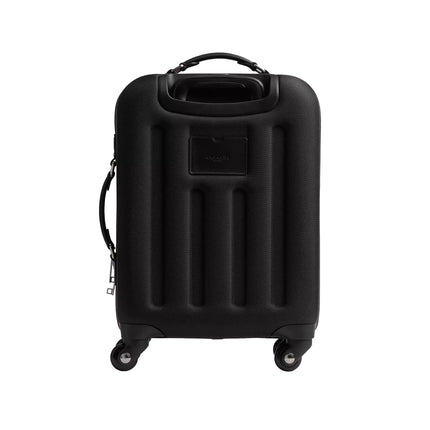 Coach Unisex Wheeled Carry On In Signature Canvas Charcoal