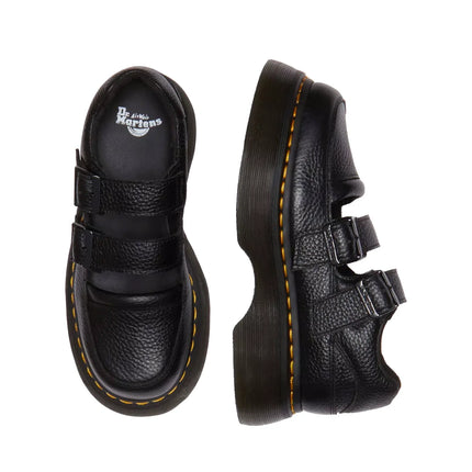 Dr. Martens Women's Buzz Milled Nappa Leather Mary Jane Shoes Black