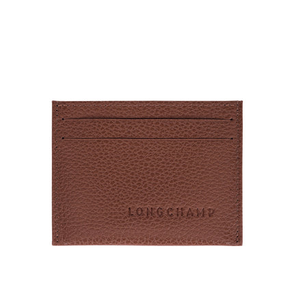 Longchamp Women's Le Foulonné Card Holder Coffee