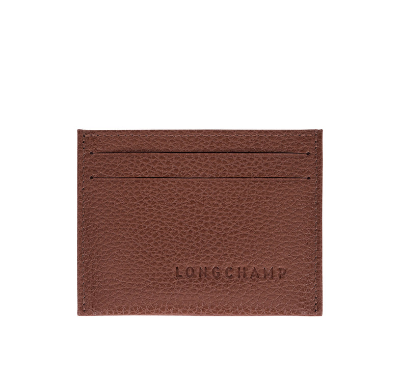 Longchamp Women's Le Foulonné Card Holder Coffee