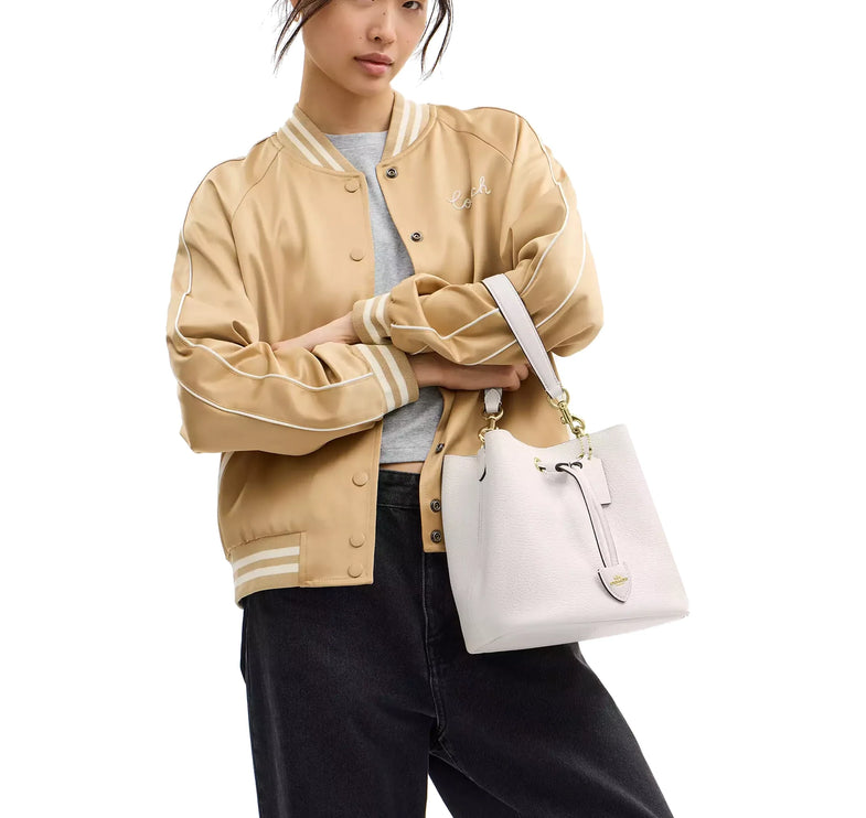 Coach Women's Rowan Bucket Bag Gold/Chalk