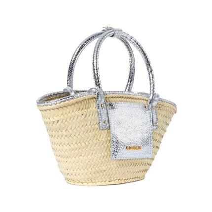 Jacquemus Women's The Small Soli Basket Silver
