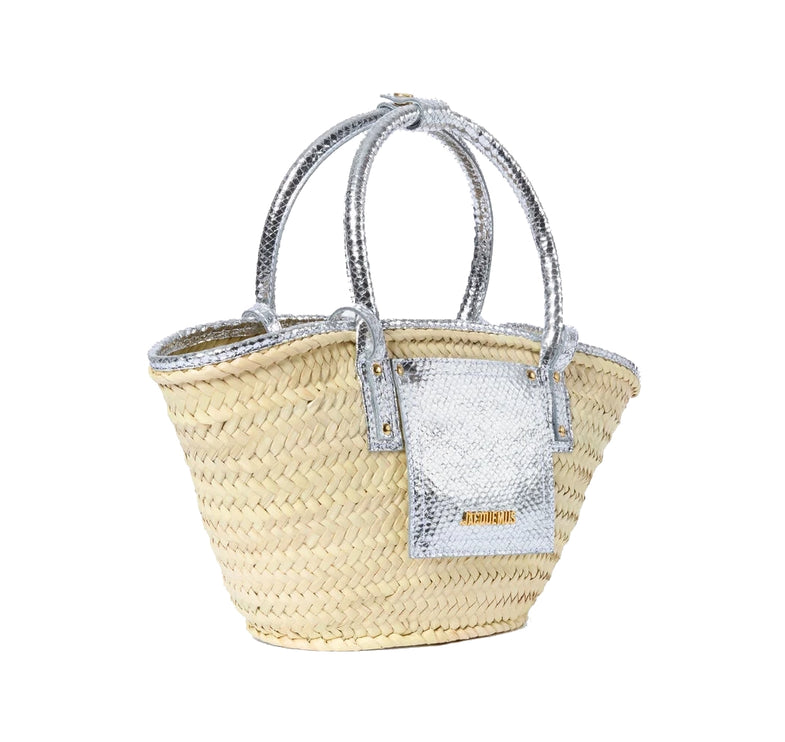 Jacquemus Women's The Small Soli Basket Silver