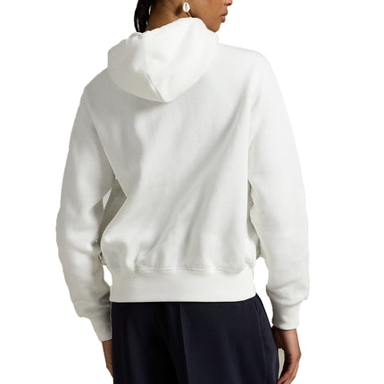 Polo Ralph Lauren Women's Fleece Full-Zip Hoodie White