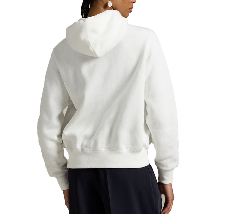Polo Ralph Lauren Women's Fleece Full-Zip Hoodie White